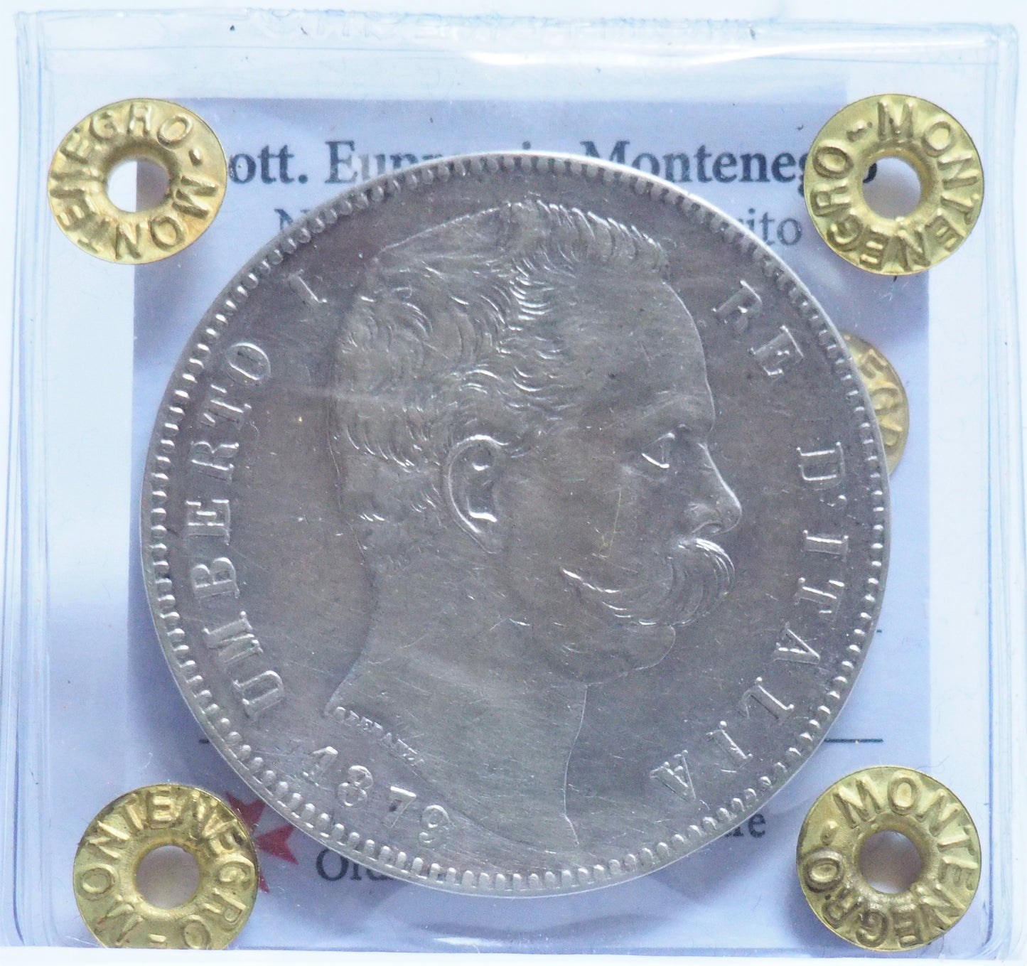 REGNO D'ITALIA - UMBERTO I° 1879 - Argento