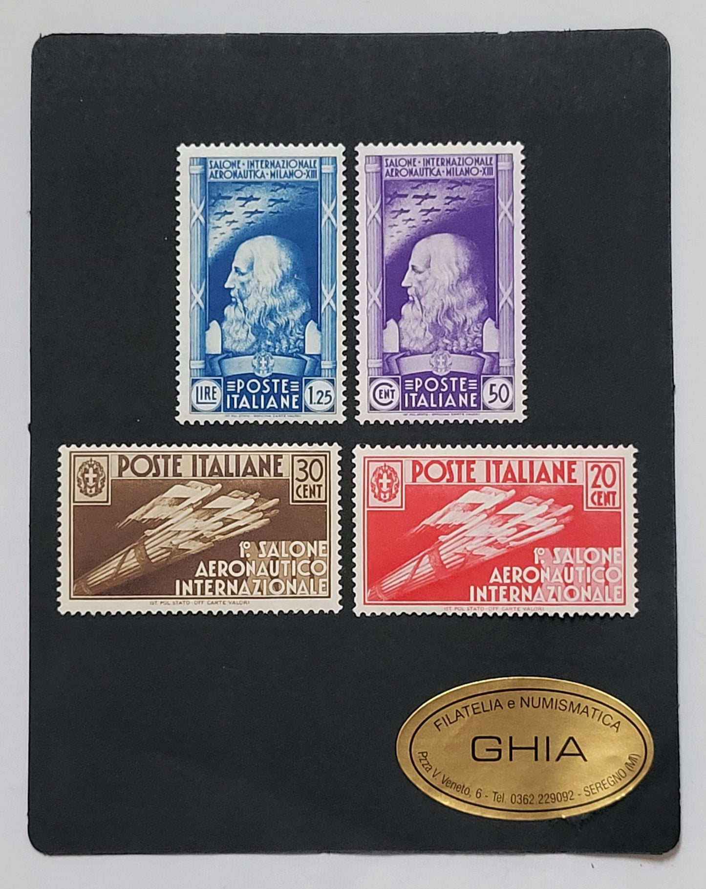 REGNO D'ITALIA - 1935 - 1° Salone Aeronautico Internazionale.