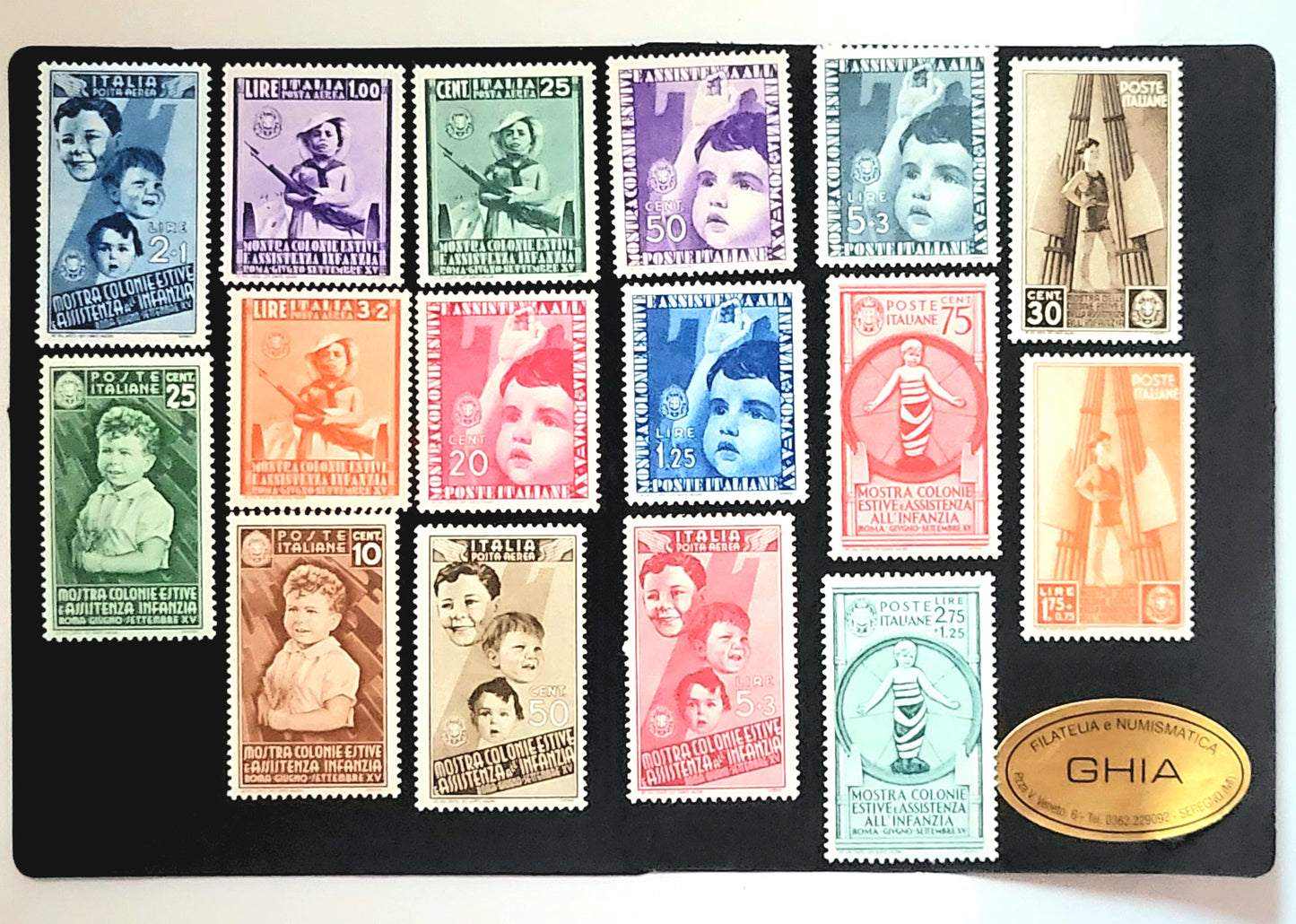 REGNO D'ITALIA - 1937 - Mostra delle Colonie Estive e assistenza all'infanzia.
