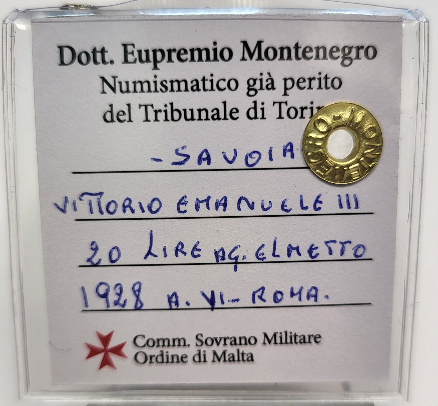 Regno d'Italia - anno 1928 - 20 lire argento