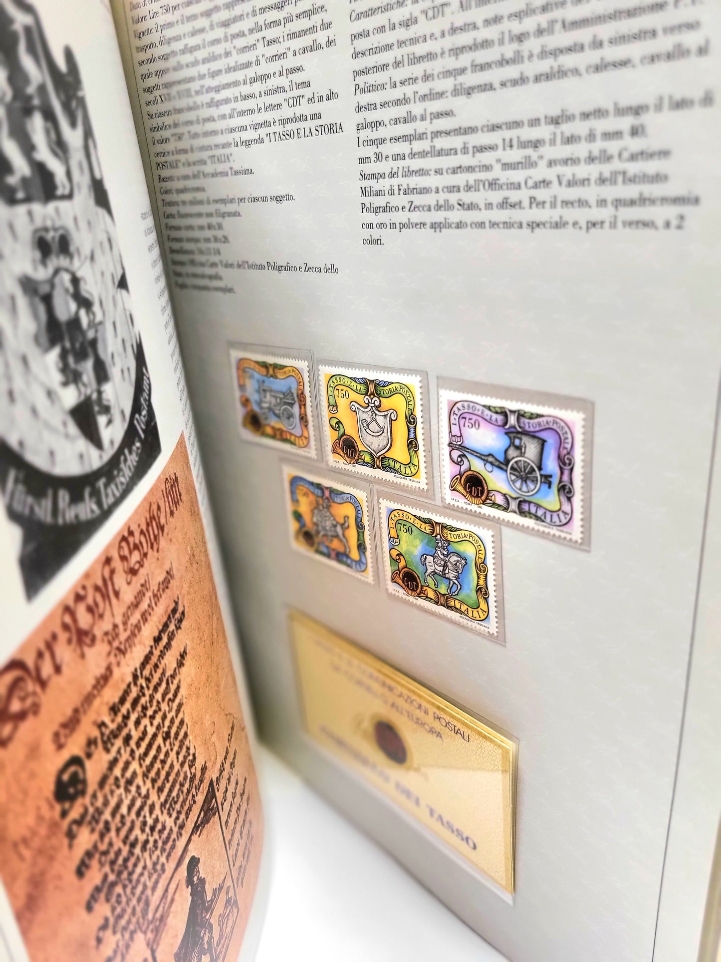 Libro dei francolli emesso dalle Poste Italiane anno 1993