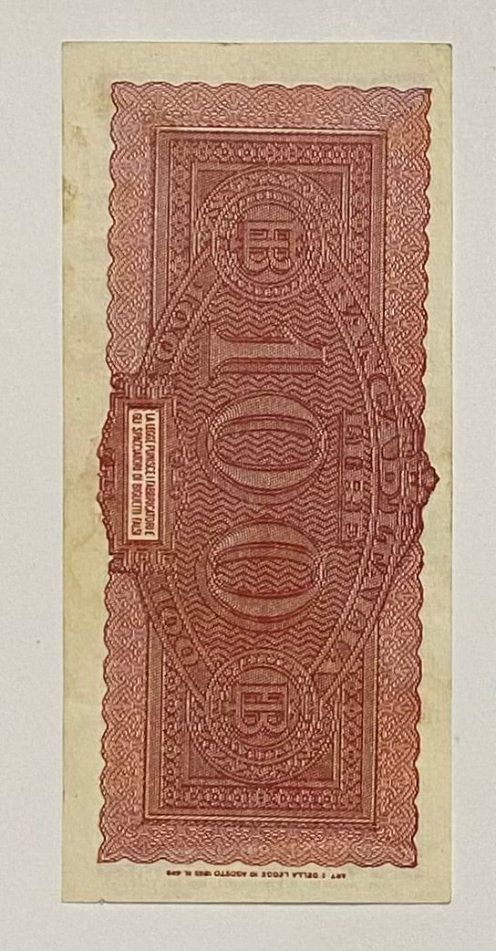 100 LIRE ITALIA TURRITA