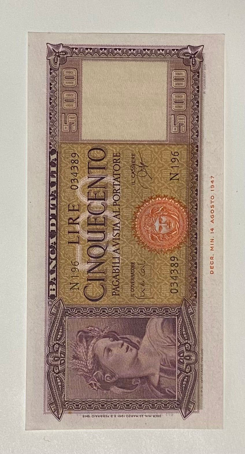 500 LIRE ITALIA