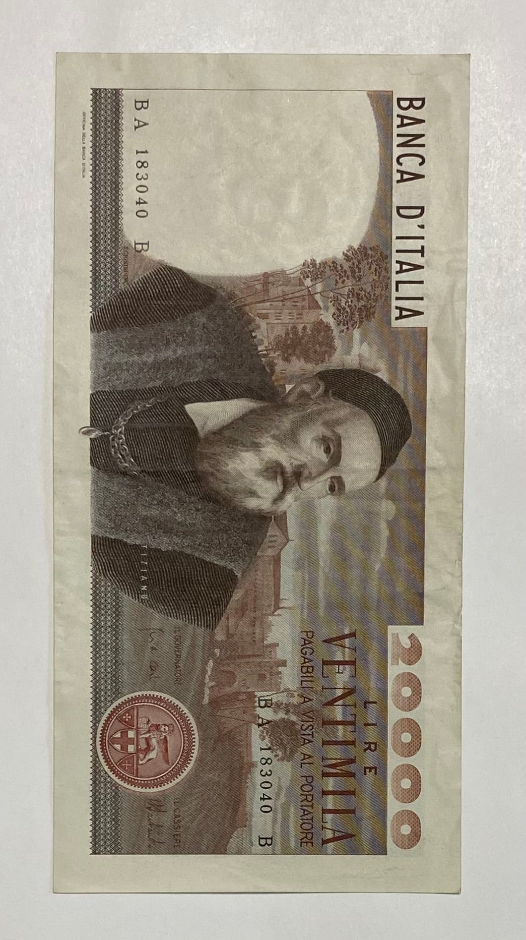 20.000 LIRE TIZIANO