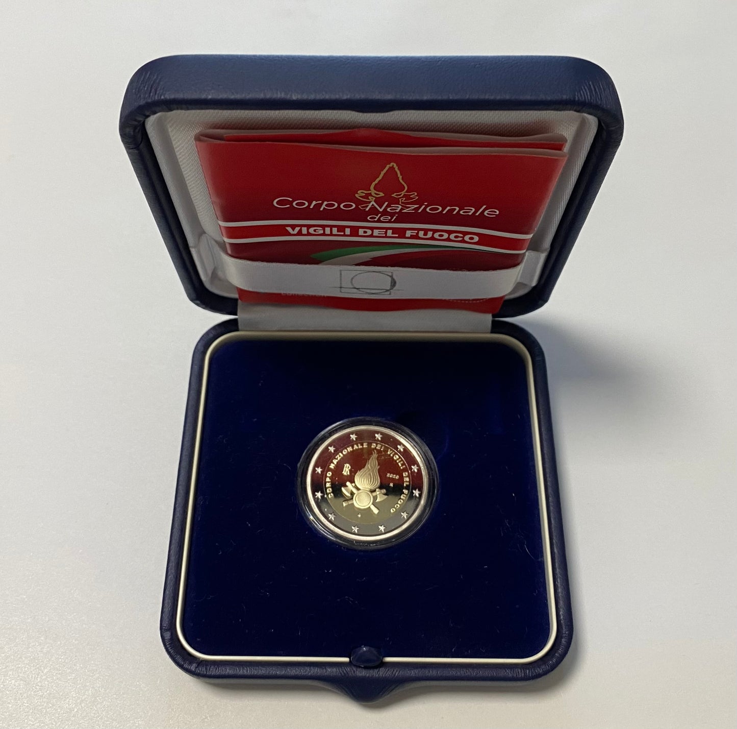 2 EURO FDC - VIGILI del FUOCO 2020 COIN CARD