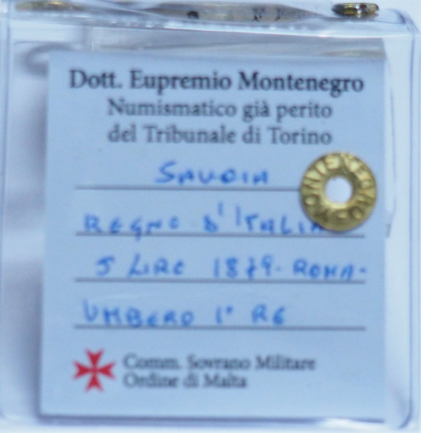 REGNO D'ITALIA - UMBERTO I° 1879 - Argento