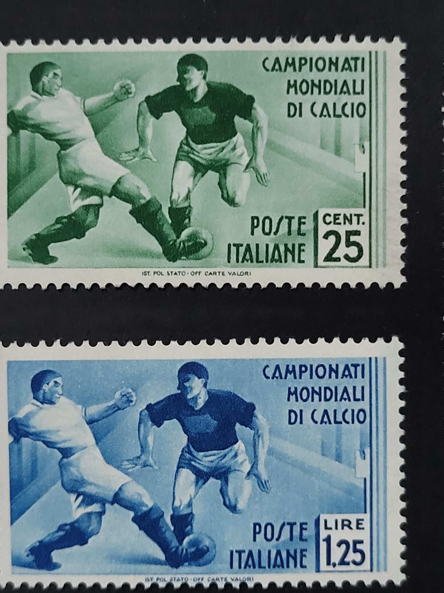REGNO D'ITALIA - 1934 - Serie completa: Il Campionato Mondiale di Calcio.
