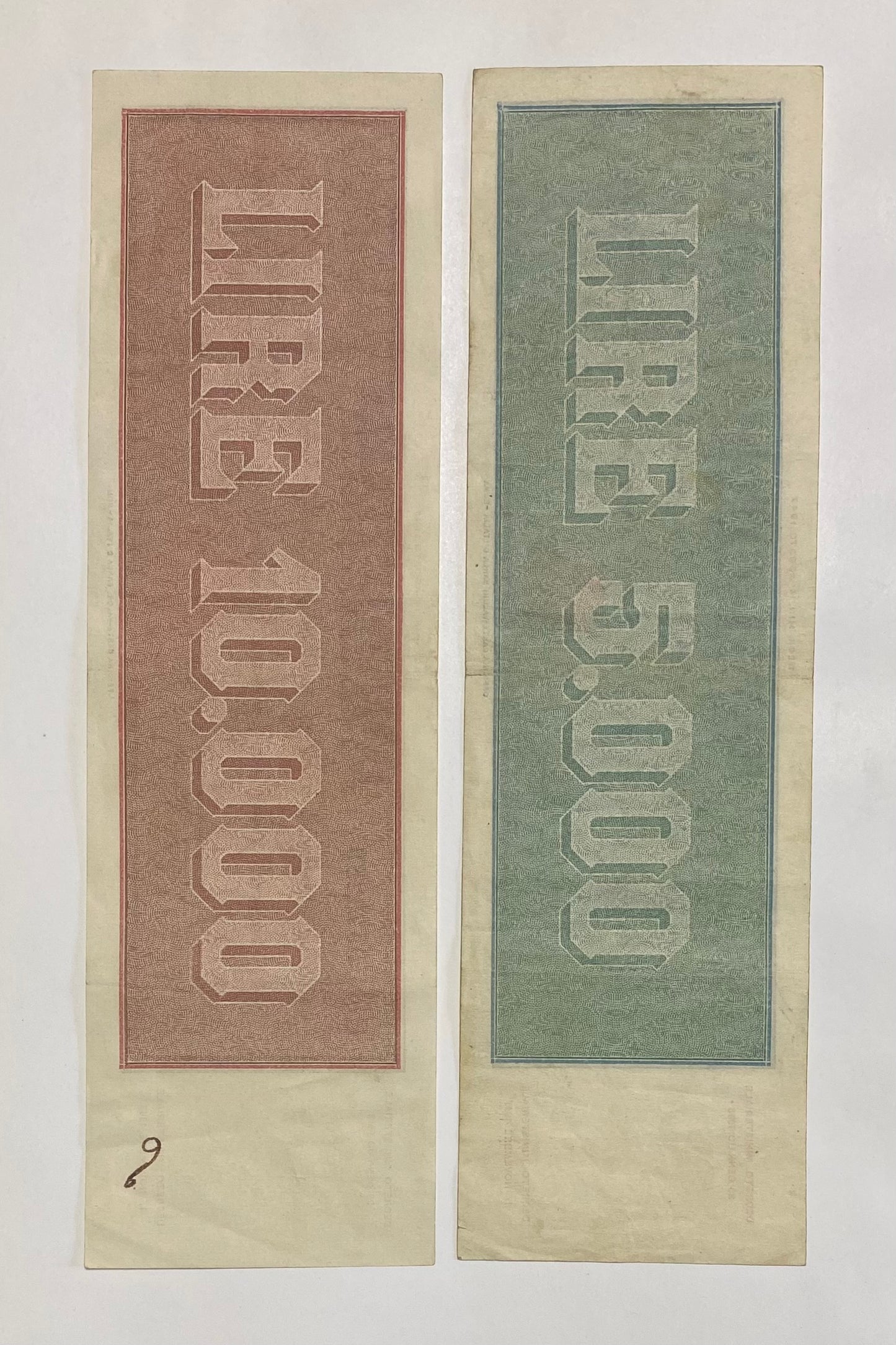 COPPIA 5000 E 10.000 LIRE TESTINA TIPO PROVVISORIO (MEDUSA)