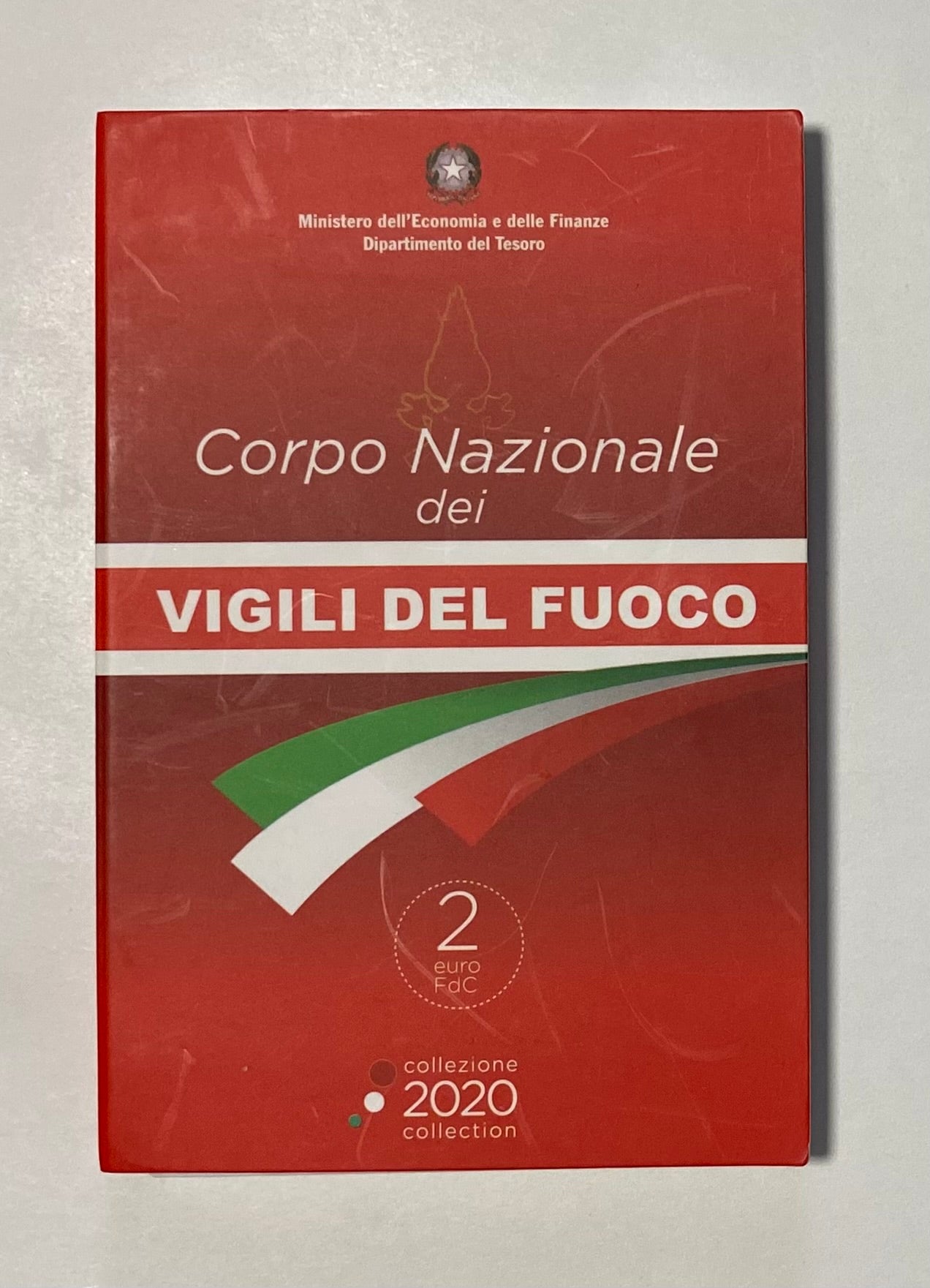 2 EURO FDC - VIGILI del  FUOCO 2020 COIN CARD